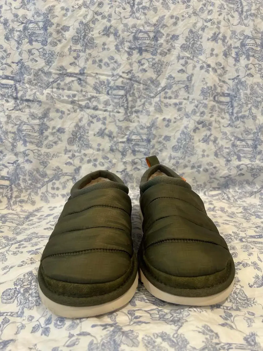 UGG Men's Tasman LTA Burnt Olive Puffer Slippers